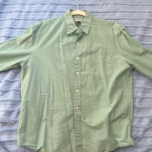 J. Crew Green Button Down Shirt